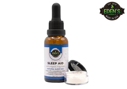 Eden's Herbals CBD sleep aid and isolate